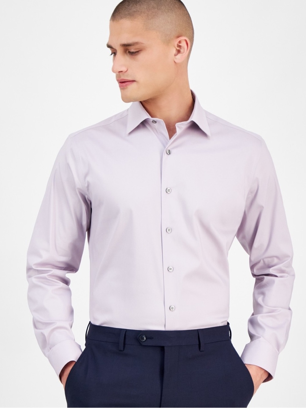 Alfani Men's Slim-Fit Temperature Regulating Dress Shirt